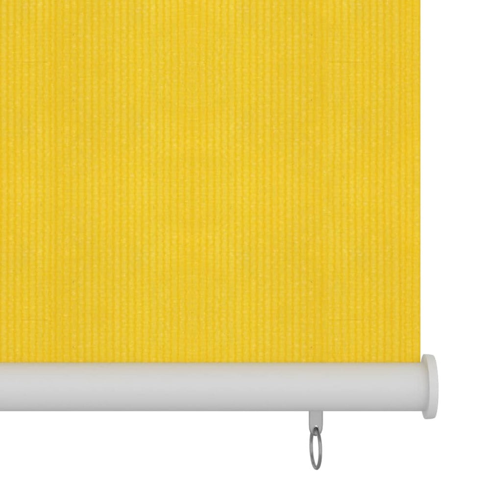 VIDAXL Store Roulant D'extérieur 100x140 Cm Jaune Pehd