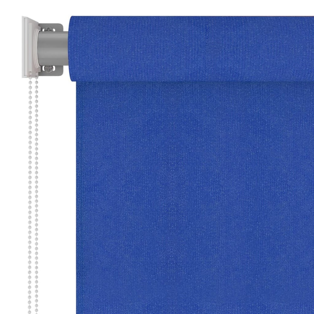 VIDAXL Store Roulant D'extérieur 120x140 Cm Bleu Pehd