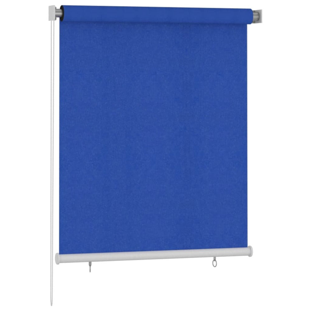 VIDAXL Store Roulant D'extérieur 120x140 Cm Bleu Pehd