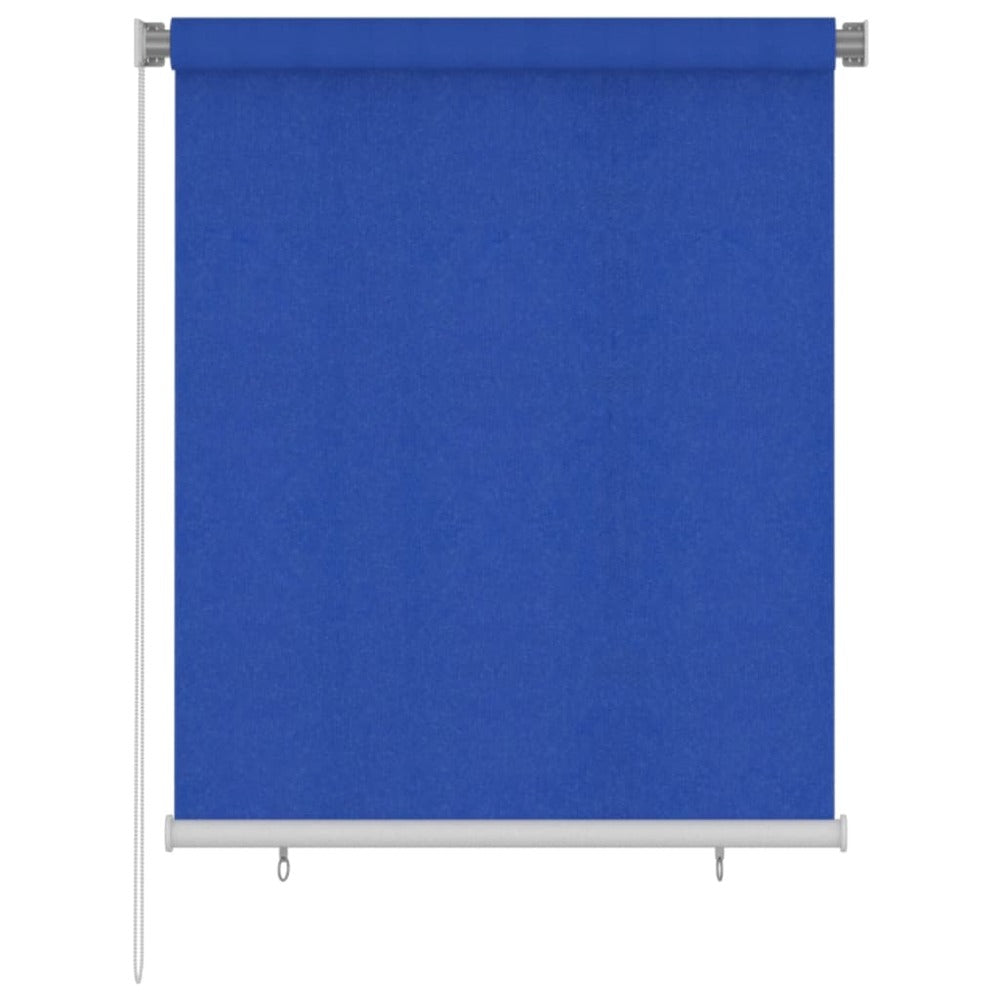 VIDAXL Store Roulant D'extérieur 120x140 Cm Bleu Pehd
