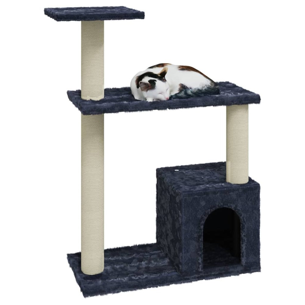 VIDAXL Arbre à Chat Avec Griffoirs En Sisal Gris Foncé 70 Cm