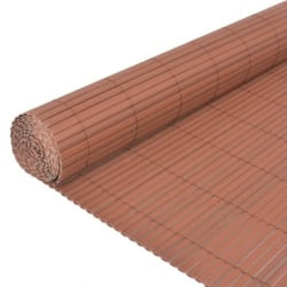 VIDAXL Clôture De Jardin Double Face 110x500 Cm Marron