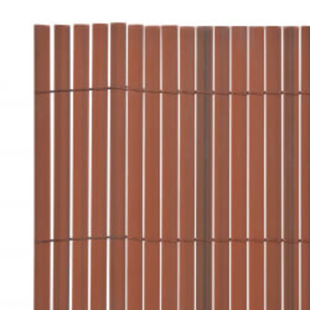 VIDAXL Clôture De Jardin Double Face 110x500 Cm Marron