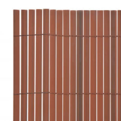 VIDAXL Clôture De Jardin Double Face 110x500 Cm Marron