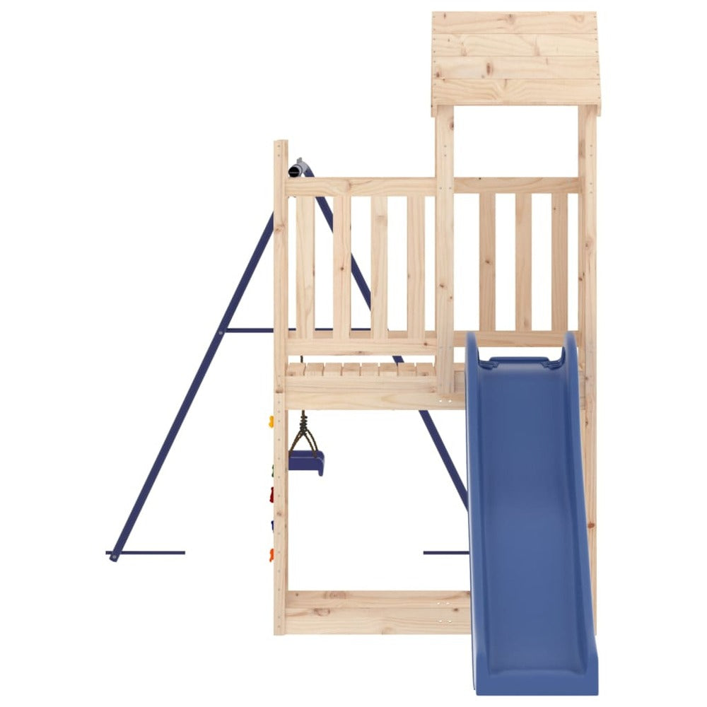 VIDAXL Aire De Jeux D'extérieur Bois De Pin Massif