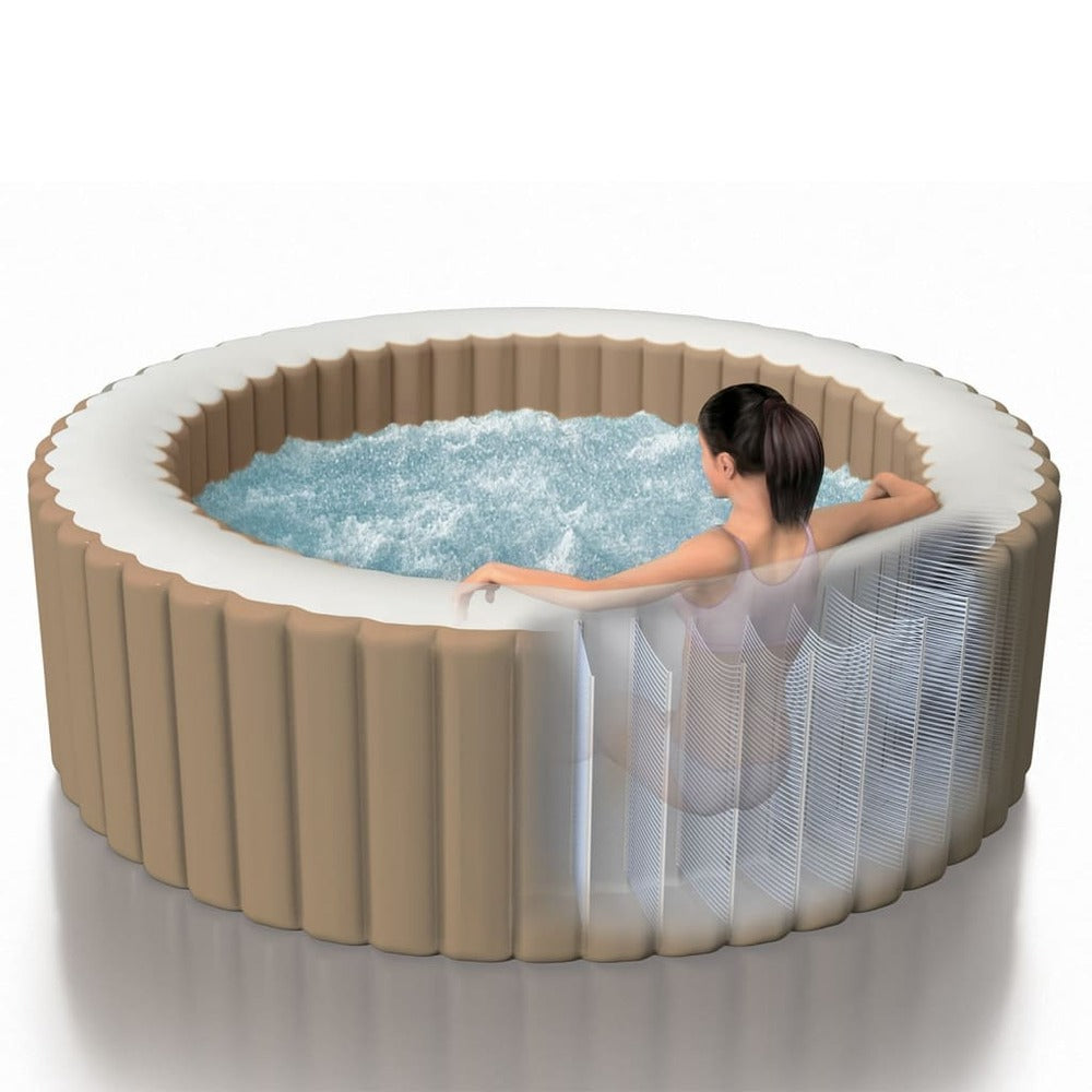 Intex Cuve Thermale De Massage à Bulles Ronde Purespa 196x71 Cm