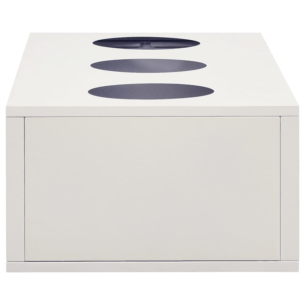 VIDAXL Boîte à Fleurs De Bureau Gris Clair 90x40x23 Cm Acier
