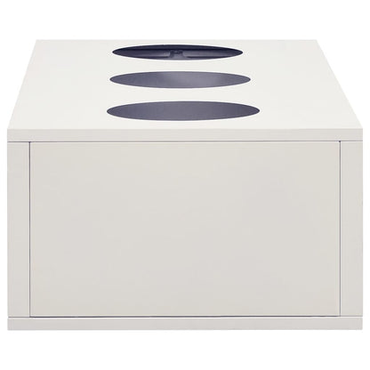 VIDAXL Boîte à Fleurs De Bureau Gris Clair 90x40x23 Cm Acier