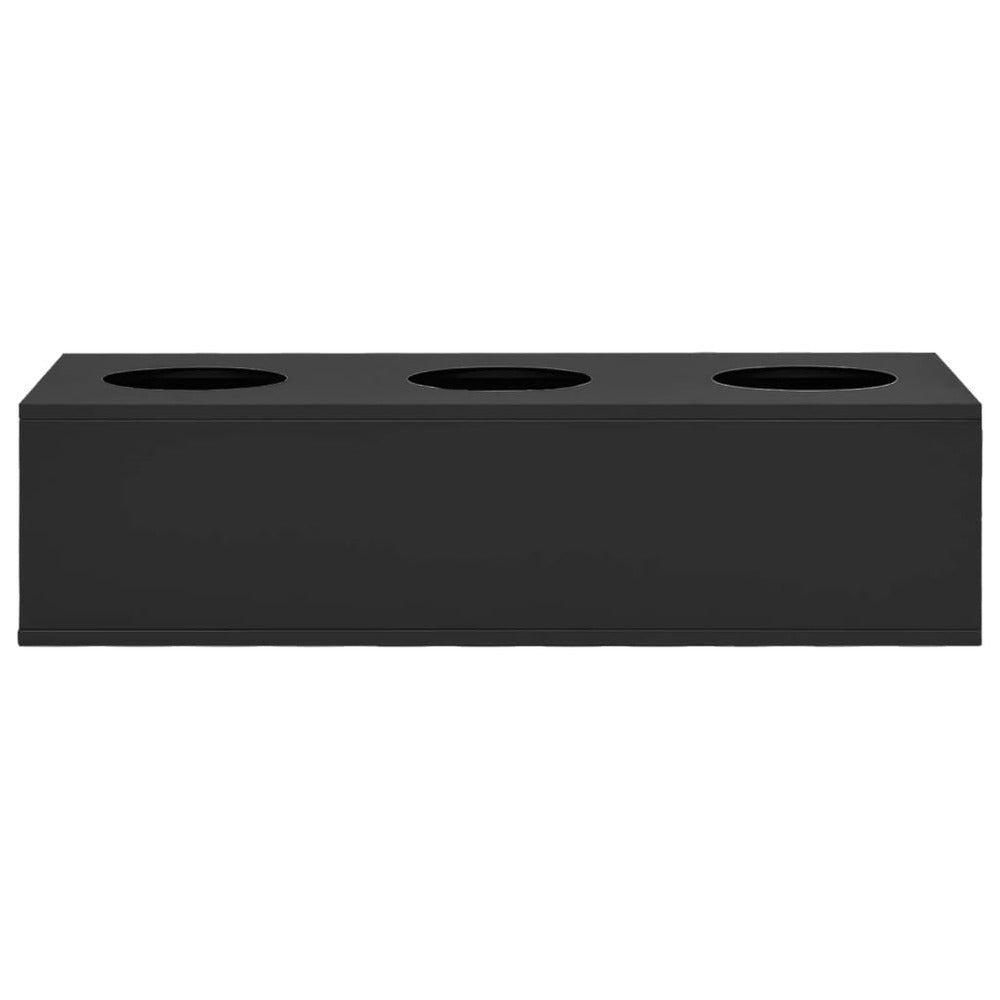 VIDAXL Boîte à Fleurs De Bureau Anthracite 90x40x23 Cm Acier