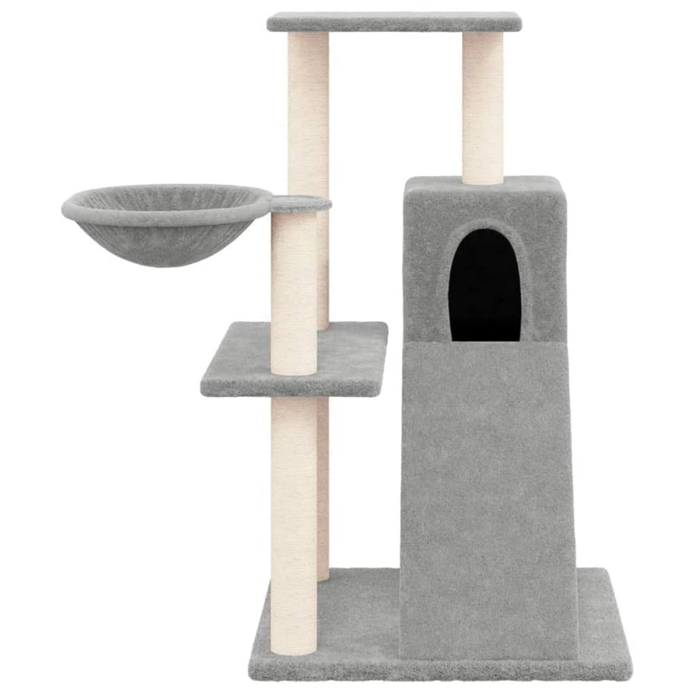 VIDAXL Arbre à Chat Avec Griffoirs En Sisal Gris Clair 82 Cm