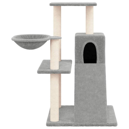 VIDAXL Arbre à Chat Avec Griffoirs En Sisal Gris Clair 82 Cm