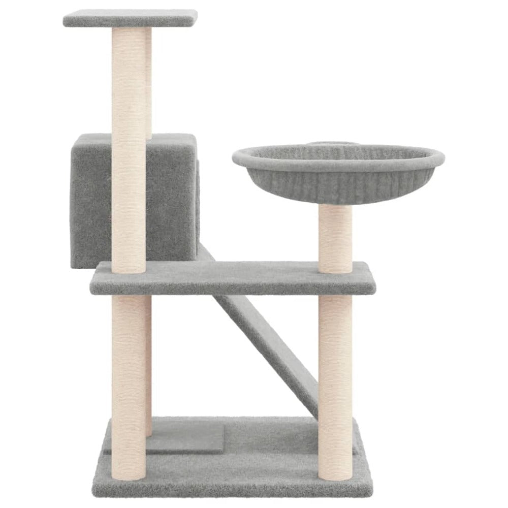 VIDAXL Arbre à Chat Avec Griffoirs En Sisal Gris Clair 82 Cm