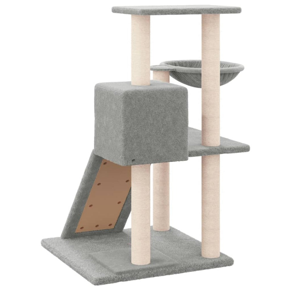 VIDAXL Arbre à Chat Avec Griffoirs En Sisal Gris Clair 82 Cm