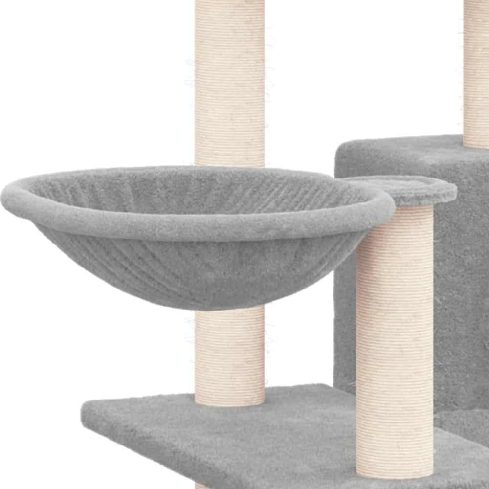VIDAXL Arbre à Chat Avec Griffoirs En Sisal Gris Clair 82 Cm