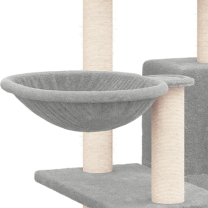 VIDAXL Arbre à Chat Avec Griffoirs En Sisal Gris Clair 82 Cm
