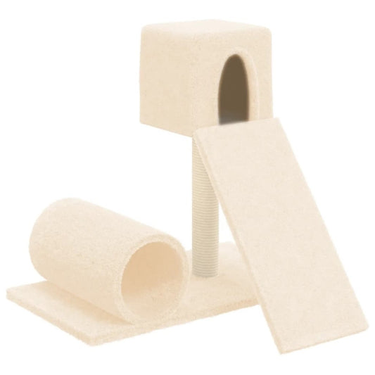 VIDAXL Arbre à Chat Avec Griffoir En Sisal Crème 59 Cm
