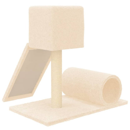 VIDAXL Arbre à Chat Avec Griffoir En Sisal Crème 59 Cm