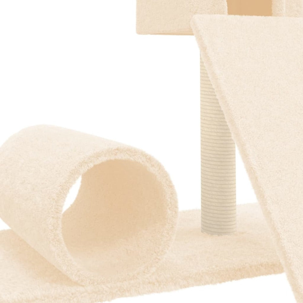 VIDAXL Arbre à Chat Avec Griffoir En Sisal Crème 59 Cm
