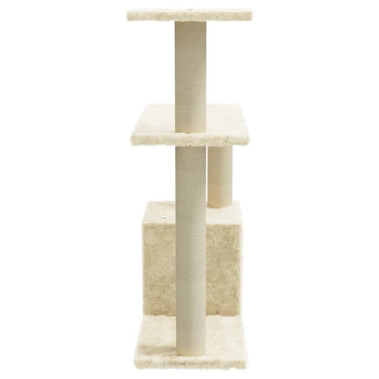 VIDAXL Arbre à Chat Avec Griffoirs En Sisal Crème 70 Cm