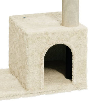 VIDAXL Arbre à Chat Avec Griffoirs En Sisal Crème 70 Cm
