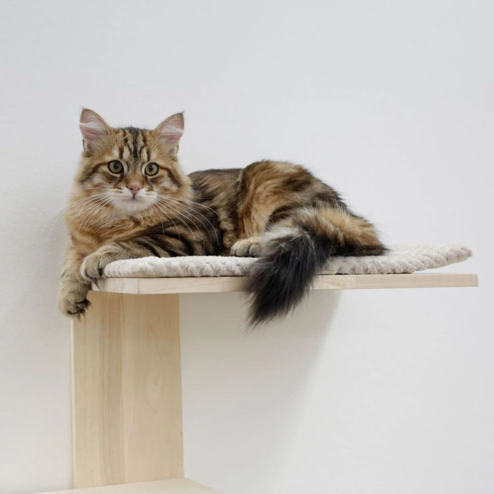 KERBL Arbre à Chat Timber Wall 150 Cm Naturel Et Taupe