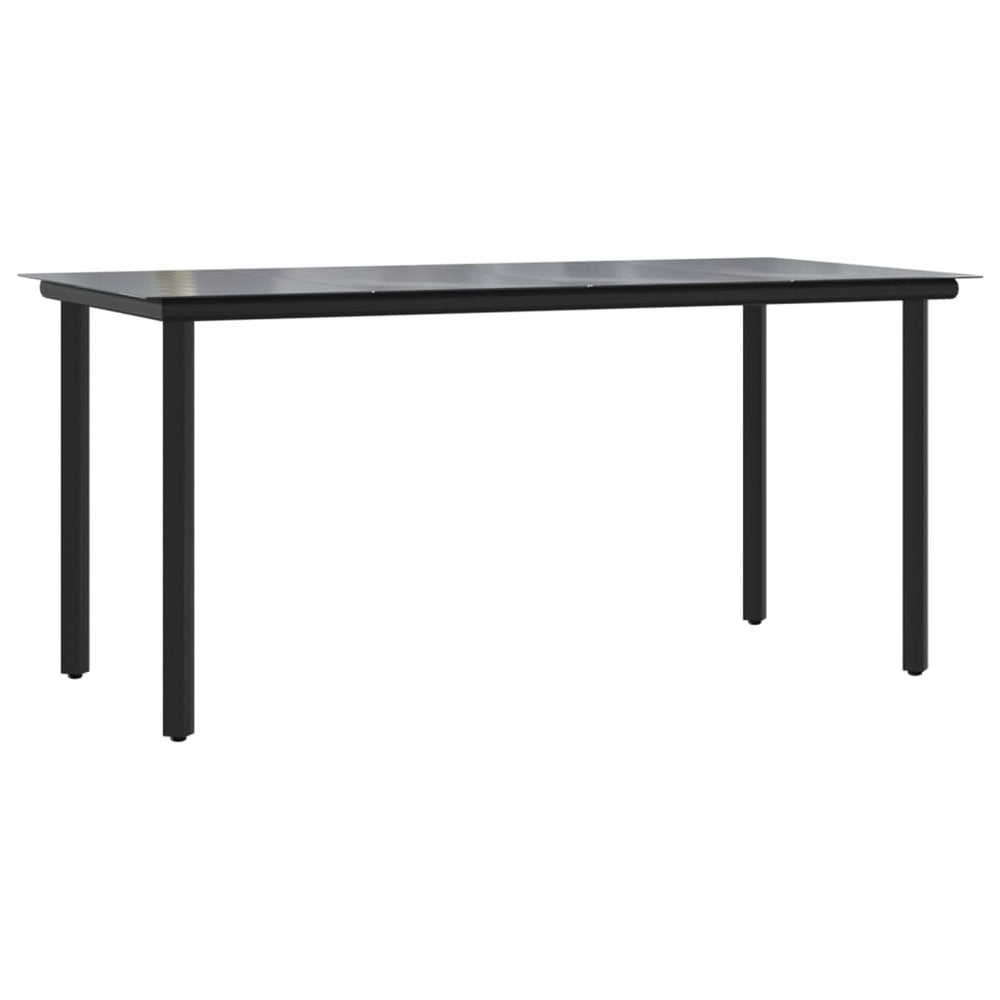 VIDAXL Ensemble à Manger De Jardin 7 Pcs Résine Tressée Acier