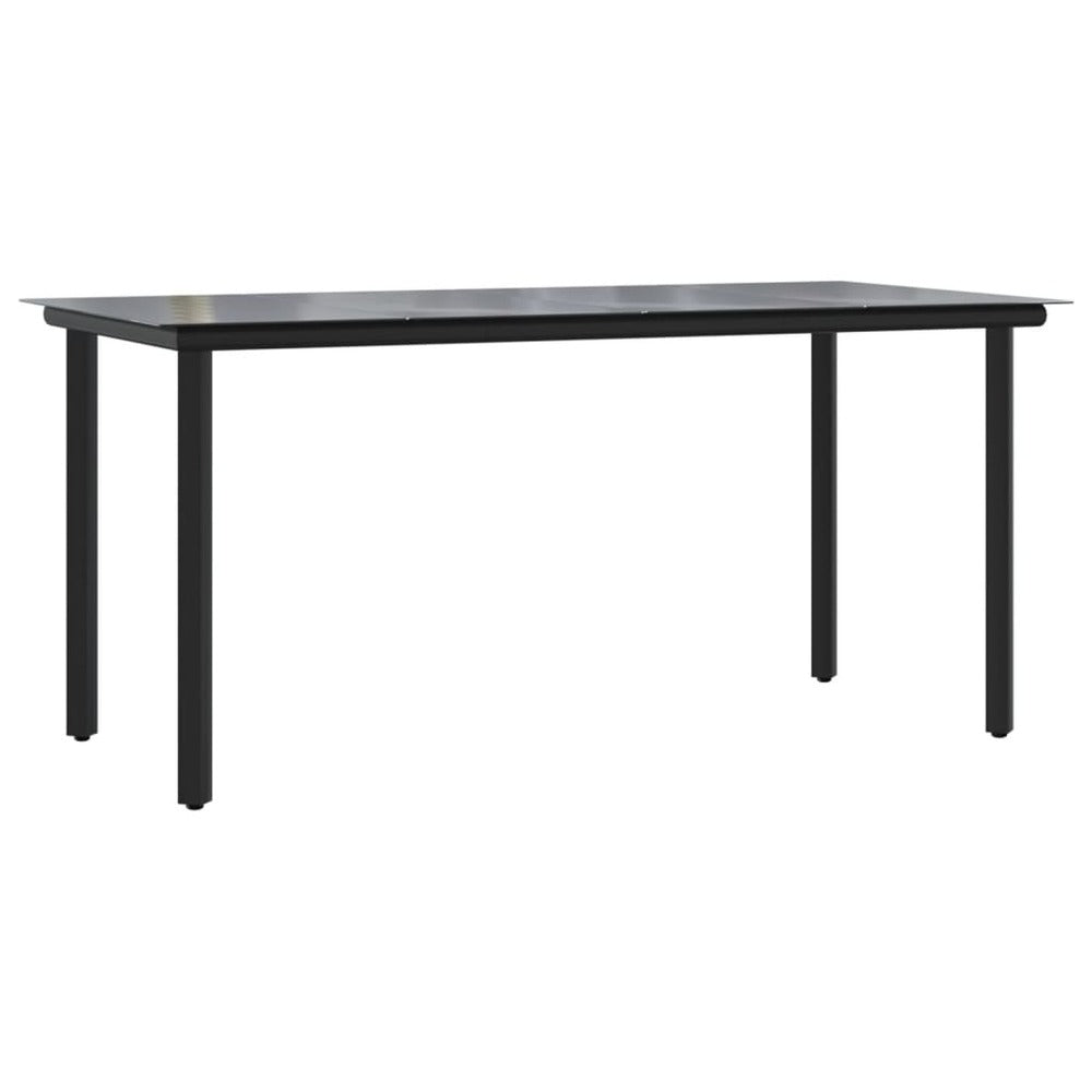 VIDAXL Ensemble à Manger De Jardin 5 Pcs Résine Tressée Acier