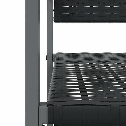 VIDAXL Ensemble à Manger De Jardin 5 Pcs Résine Tressée Acier