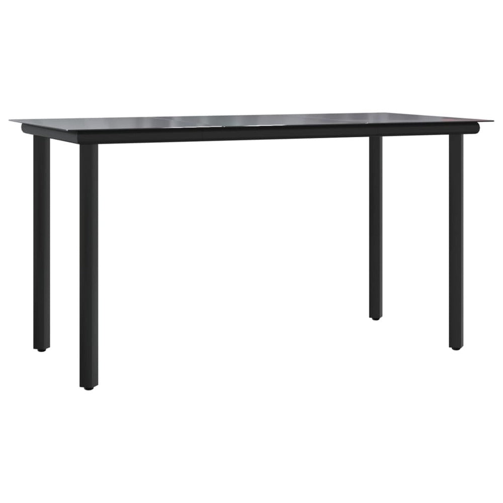VIDAXL Ensemble à Manger De Jardin 9 Pcs Résine Tressée Acier
