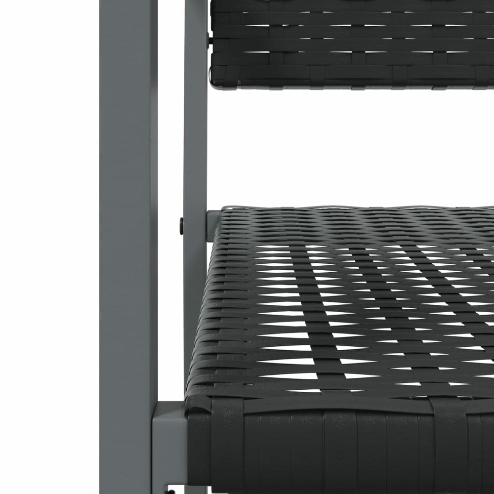 VIDAXL Ensemble à Manger De Jardin 9 Pcs Résine Tressée Acier