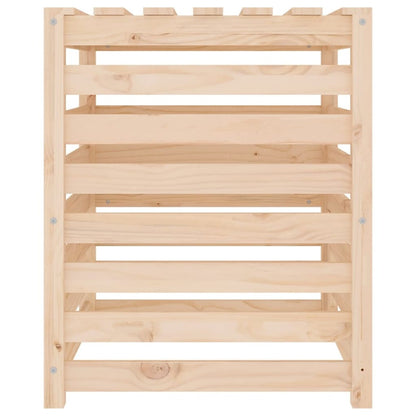 VIDAXL Composteur 63,5x63,5x77,5 Cm Bois Massif De Pin