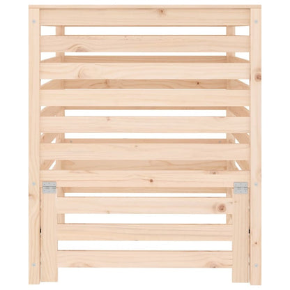 VIDAXL Composteur 82,5x82,5x99,5 Cm Bois Massif De Pin
