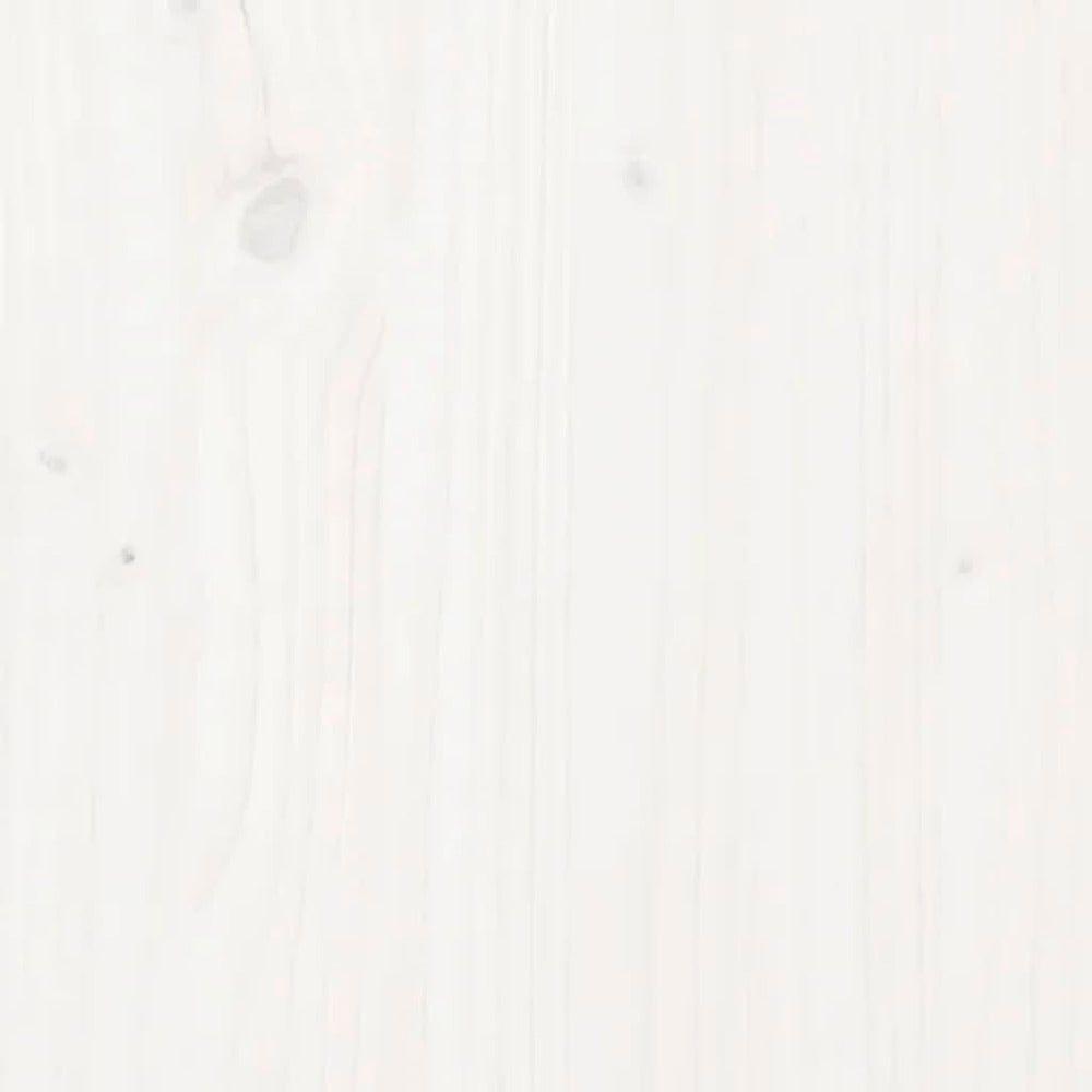 VIDAXL Composteur Blanc 100x100x102 Cm Bois Massif De Pin
