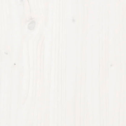 VIDAXL Composteur Blanc 100x100x102 Cm Bois Massif De Pin