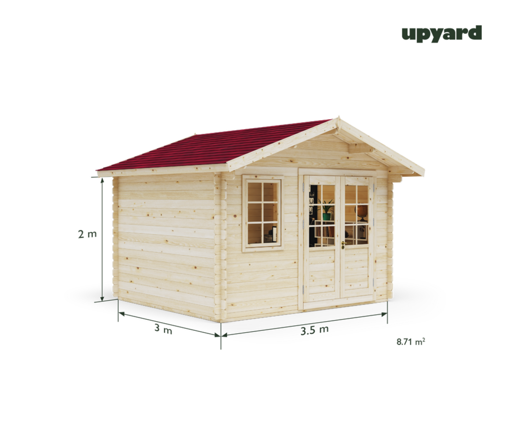  Maison De Jardin Syrah | 350x300 Cm | Certifié Pefc