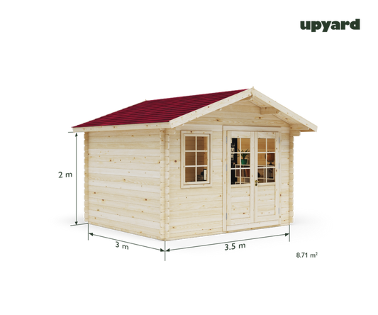  Maison De Jardin Syrah | 350x300 Cm | Certifié Pefc