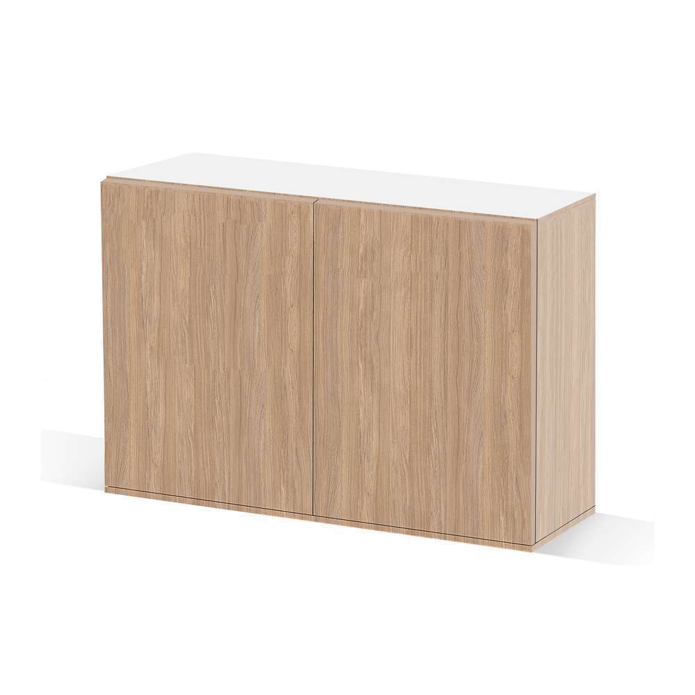  Meuble Emotion Nature Pro 120 Blanc/chene Ambre