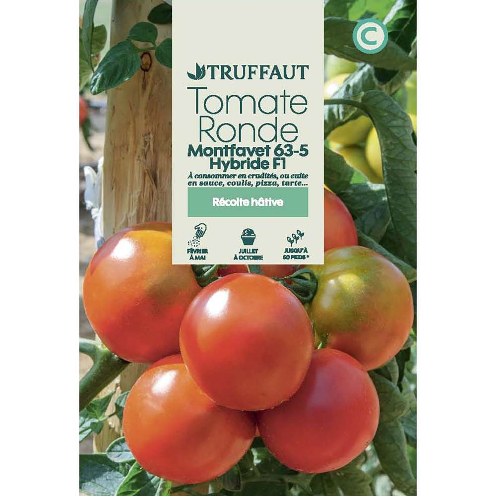  Graines De Tomate Montfavet 63/5 Hybride F1 En Sachet