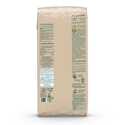  Paillage De Plaquettes De Bois Brunes - Sac De 60 Litres