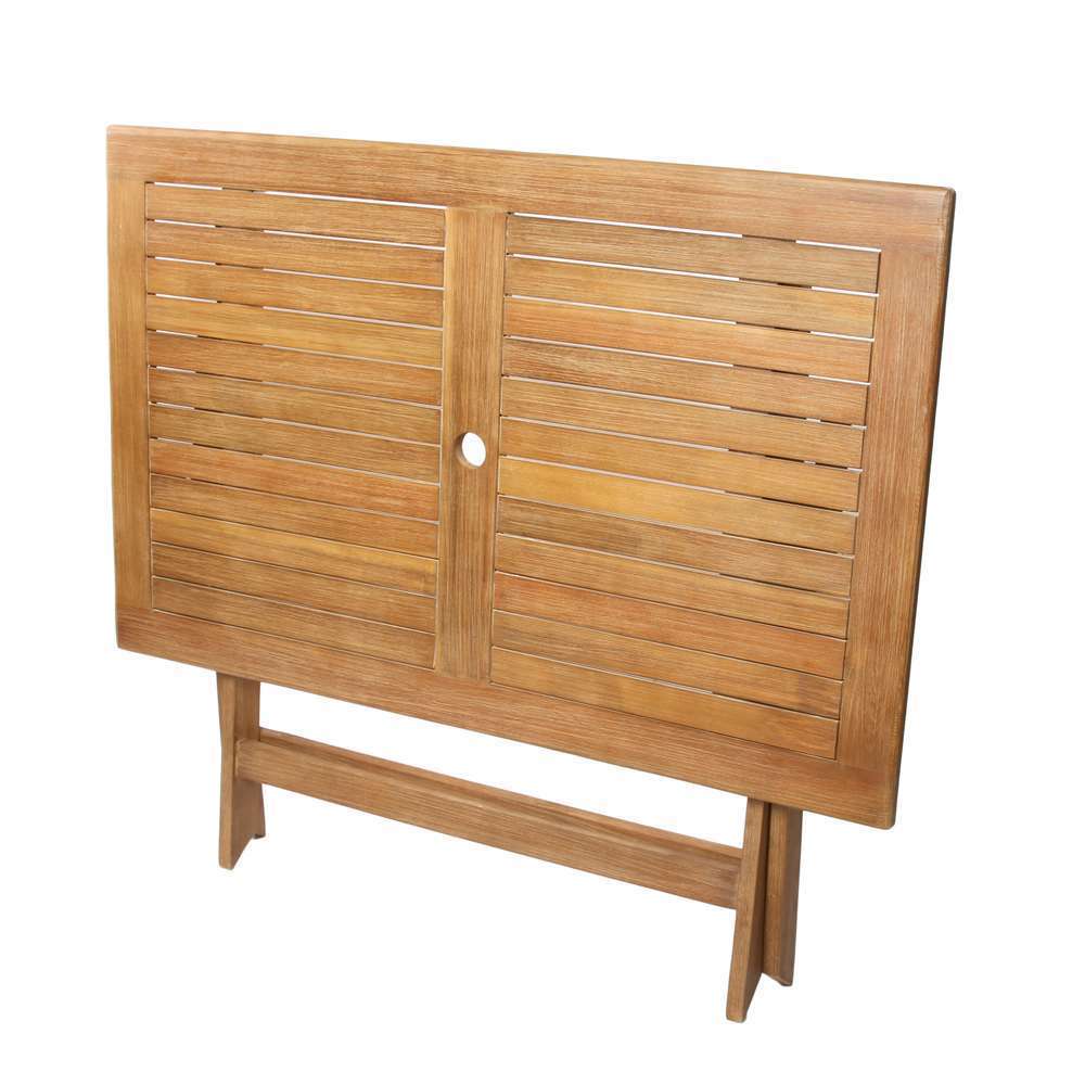  Table De Jardin Falcon MAYA En Acacia - 110x70x72 Cm