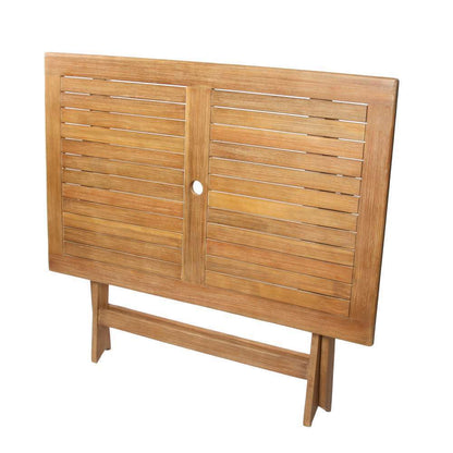  Table De Jardin Falcon MAYA En Acacia - 110x70x72 Cm