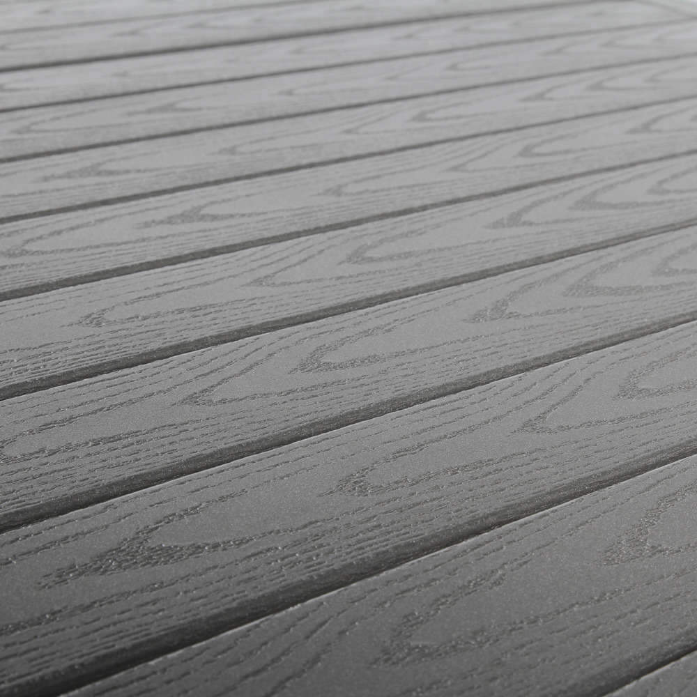  Table De Jardin GAIA Grise En Aluminium - 308x100x76 Cm