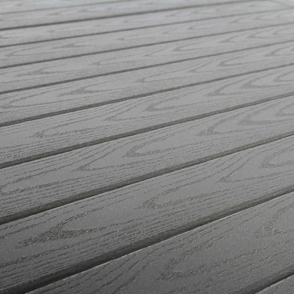  Table De Jardin GAIA Grise En Aluminium - 308x100x76 Cm