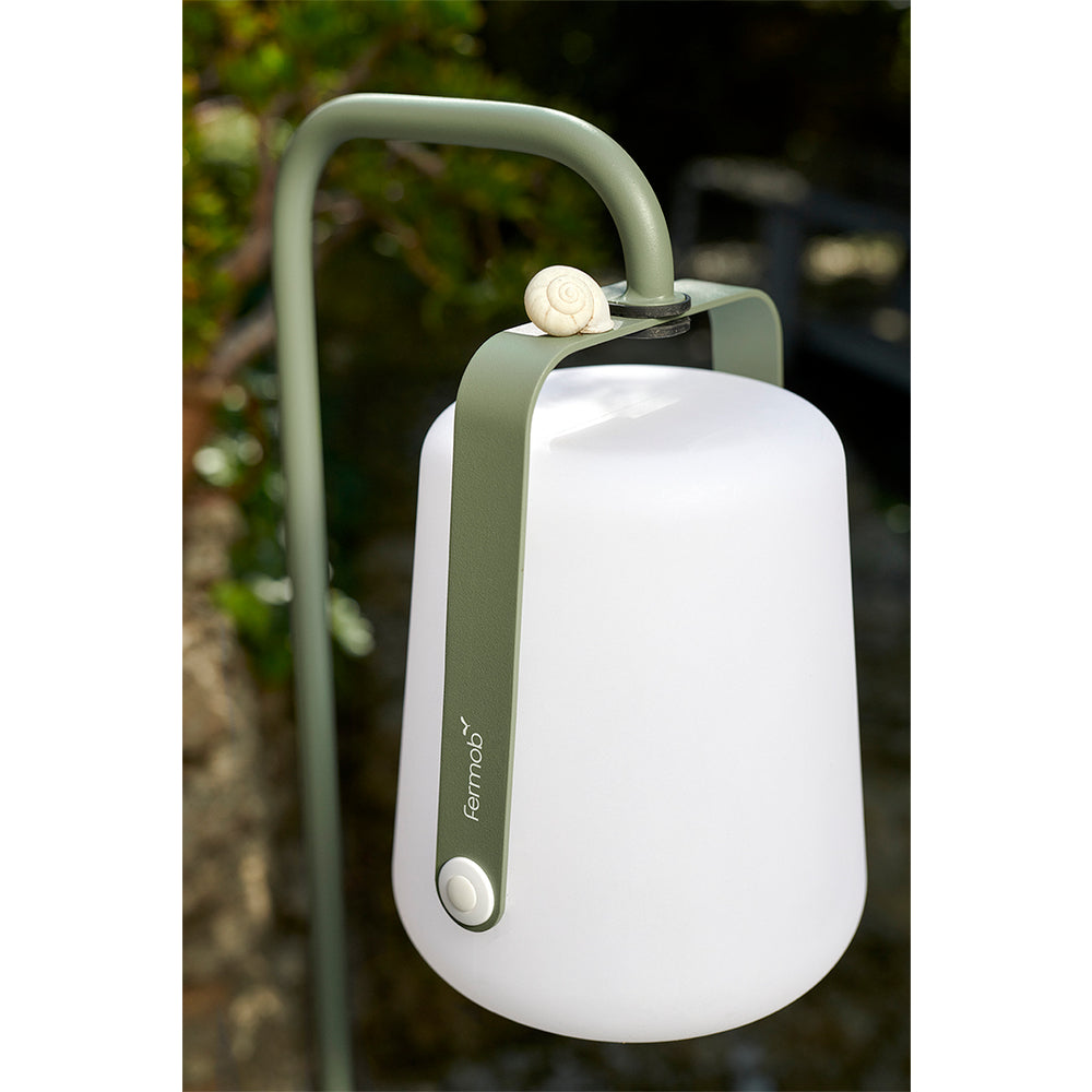  Lampe Nomade Balad En Plastique Vert Cactus - H.25xD.19 Cm
