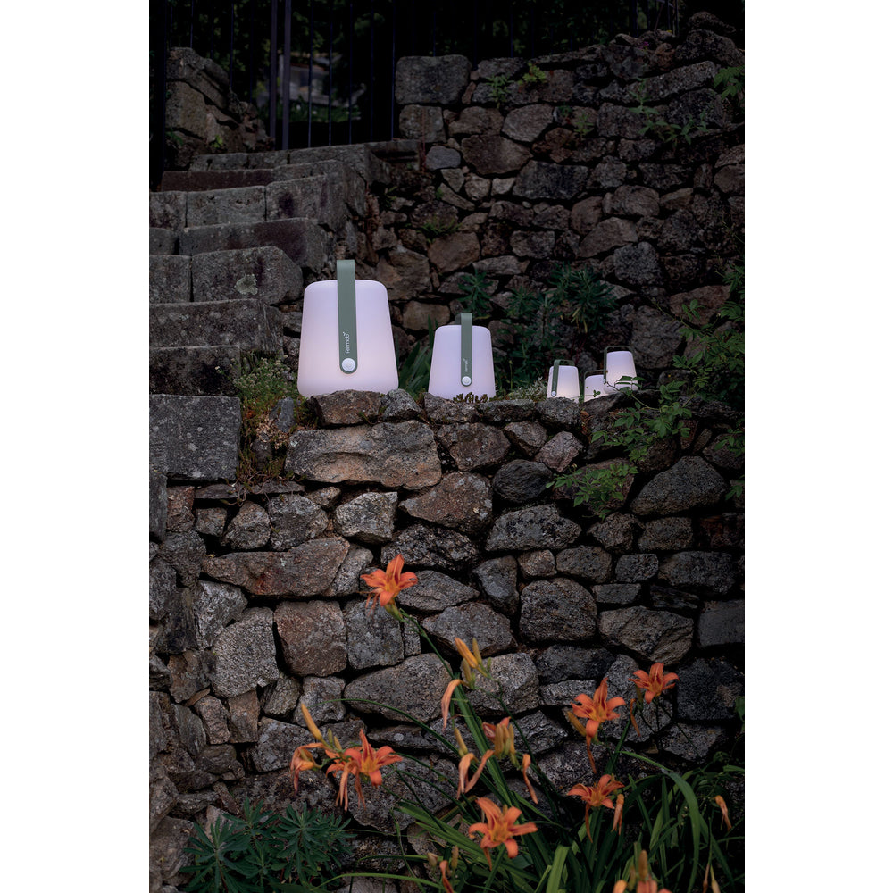  Lampe Nomade Balad En Plastique Vert Cactus - H.25xD.19 Cm