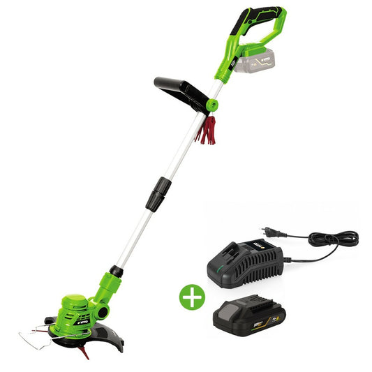  Coupe Bordure 20v Vito Ego Li + Batterie 4ah + Chargeur + Jeu 20 Lames Coupantes