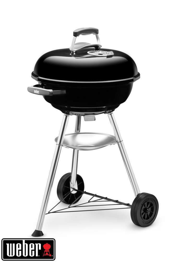 Weber Barbecue à Charbon KETTLE CHARCOAL GRILL Acier émaillé Noir - D.47 Cm