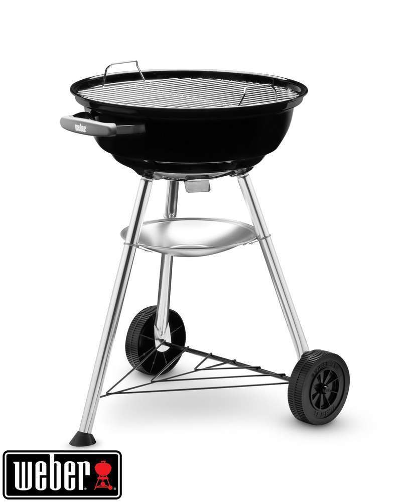 Weber Barbecue à Charbon KETTLE CHARCOAL GRILL Acier émaillé Noir - D.47 Cm