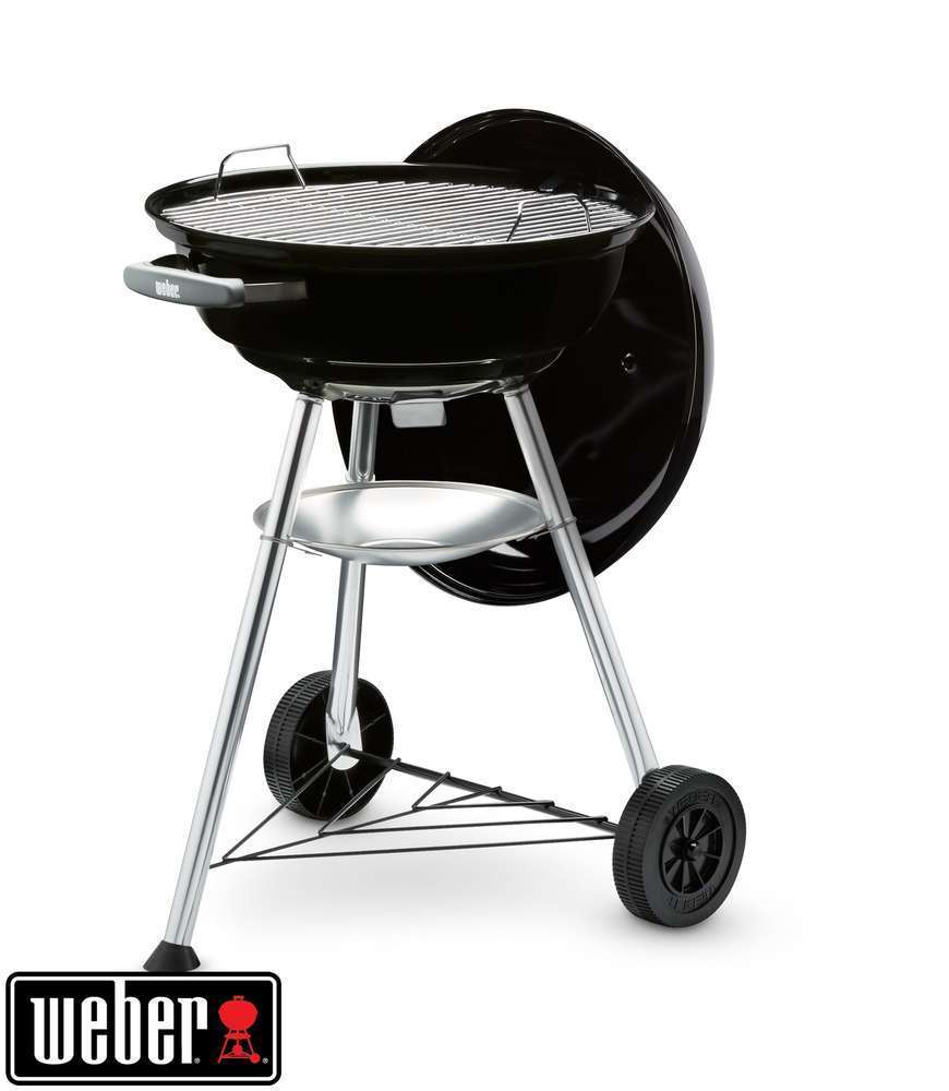 Weber Barbecue à Charbon KETTLE CHARCOAL GRILL Acier émaillé Noir - D.47 Cm
