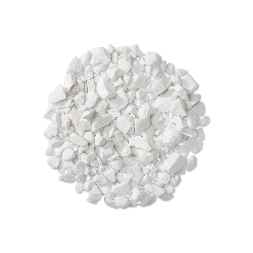  Paillage De Gravier Blanc Calibre 8/20 Mm - Sac De 25 Kg